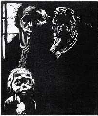  Kathe Kollwitz, Hunger