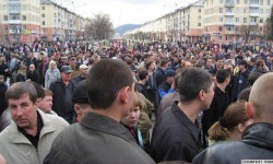  Protestujący górnicy